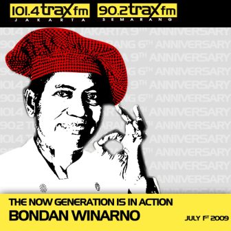 Agrikulture, Bondan Winarno hanya di Trax FM
