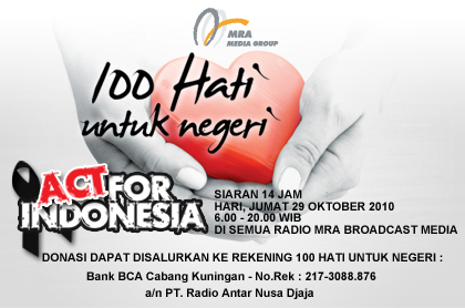 100 HATI UNTUK NEGERI Act for Indonesia