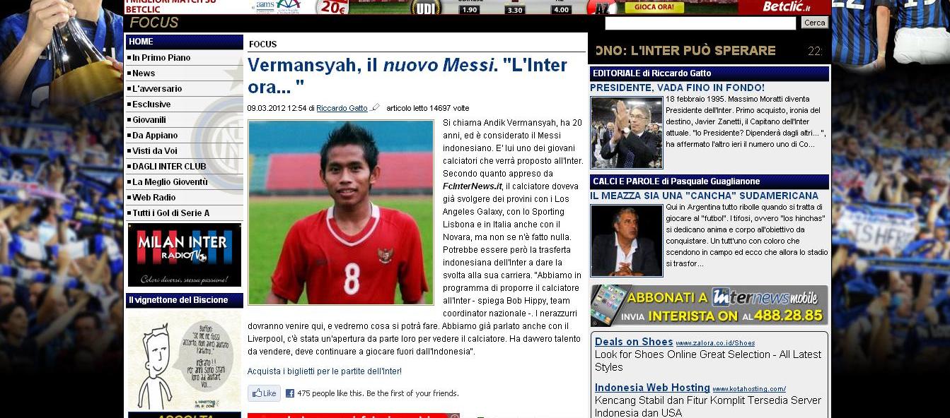 Andik Vermansyah, “Lionel Messi” Asal Indonesia