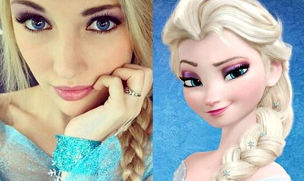 Anna Faith Carlson, Princess Elsa di Dunia Nyata