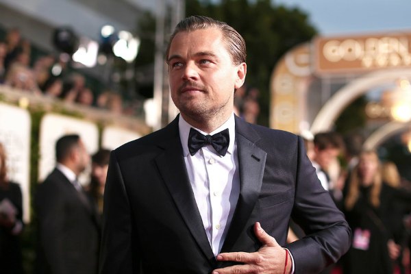Leonardo Di Caprio di Golden Globe 2016
