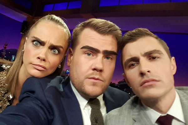 Battle Rap, James Corden tantang Cara Delevingne dan Dave Franco