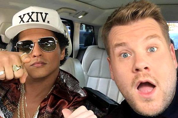 Bruno Mars dan 24K Magic di Carpool Karaoke!