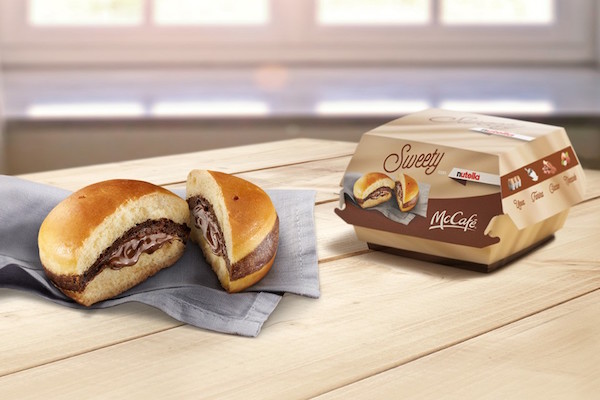 McDonald meluncurkan Burger Nutella di Italia!
