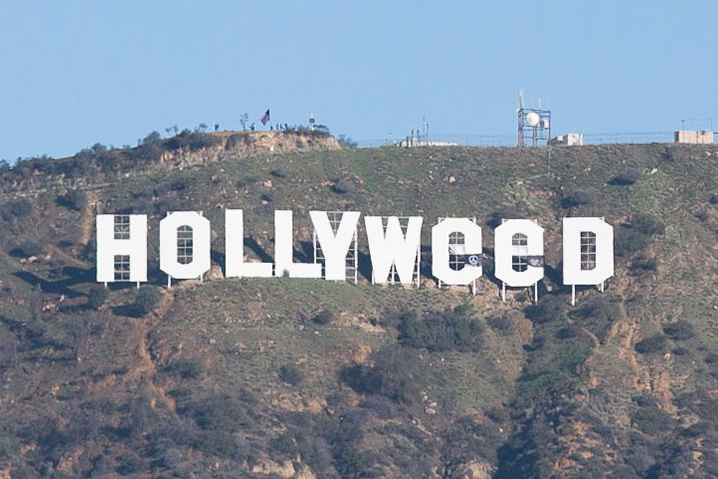 Ketika papan ‘Hollywood’ diubah menjadi ‘Hollyweed’