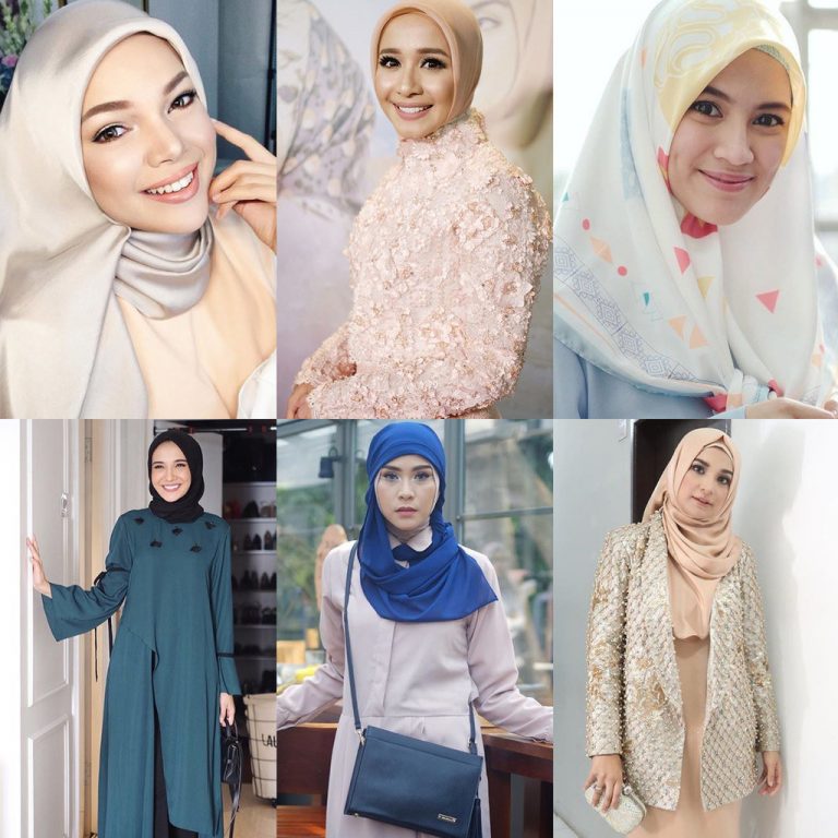6 gaya hijab artis Indonesia untuk inspirasi Lebaran