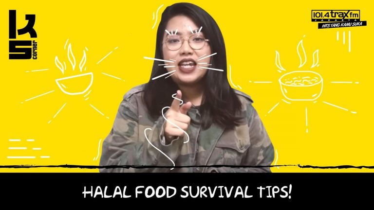 #KsCorner jalan-jalan ke Korea! Halal food survival tips!