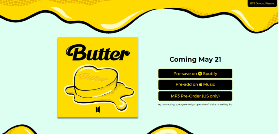 BTS Comeback keluarkan single Butter 