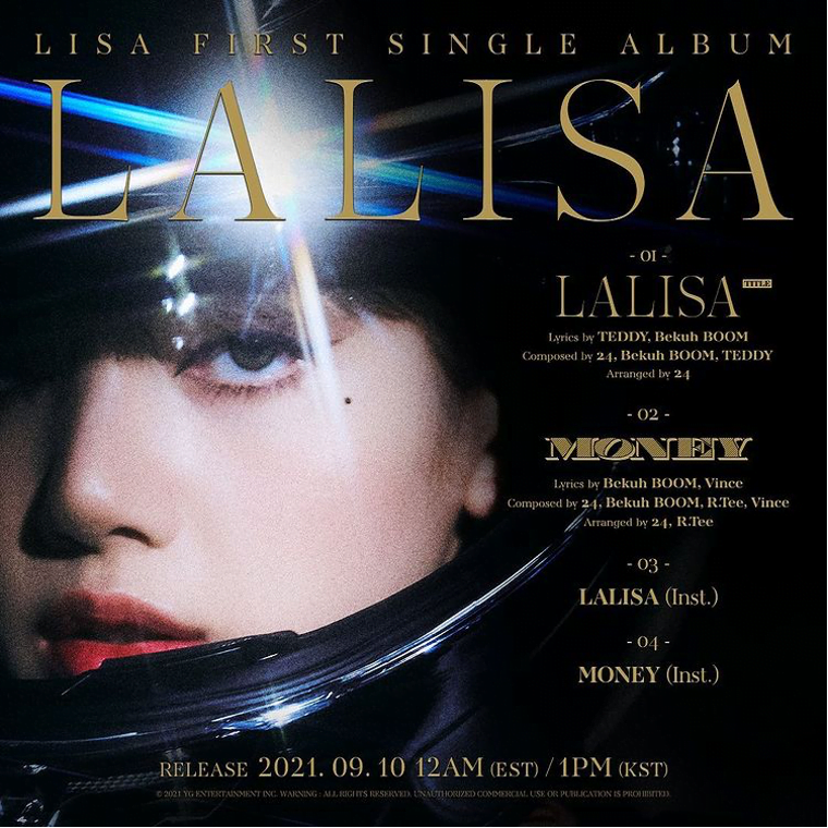 Agensi Mulai Ungkap Lagu Dalam Album Debut Solo Lisa